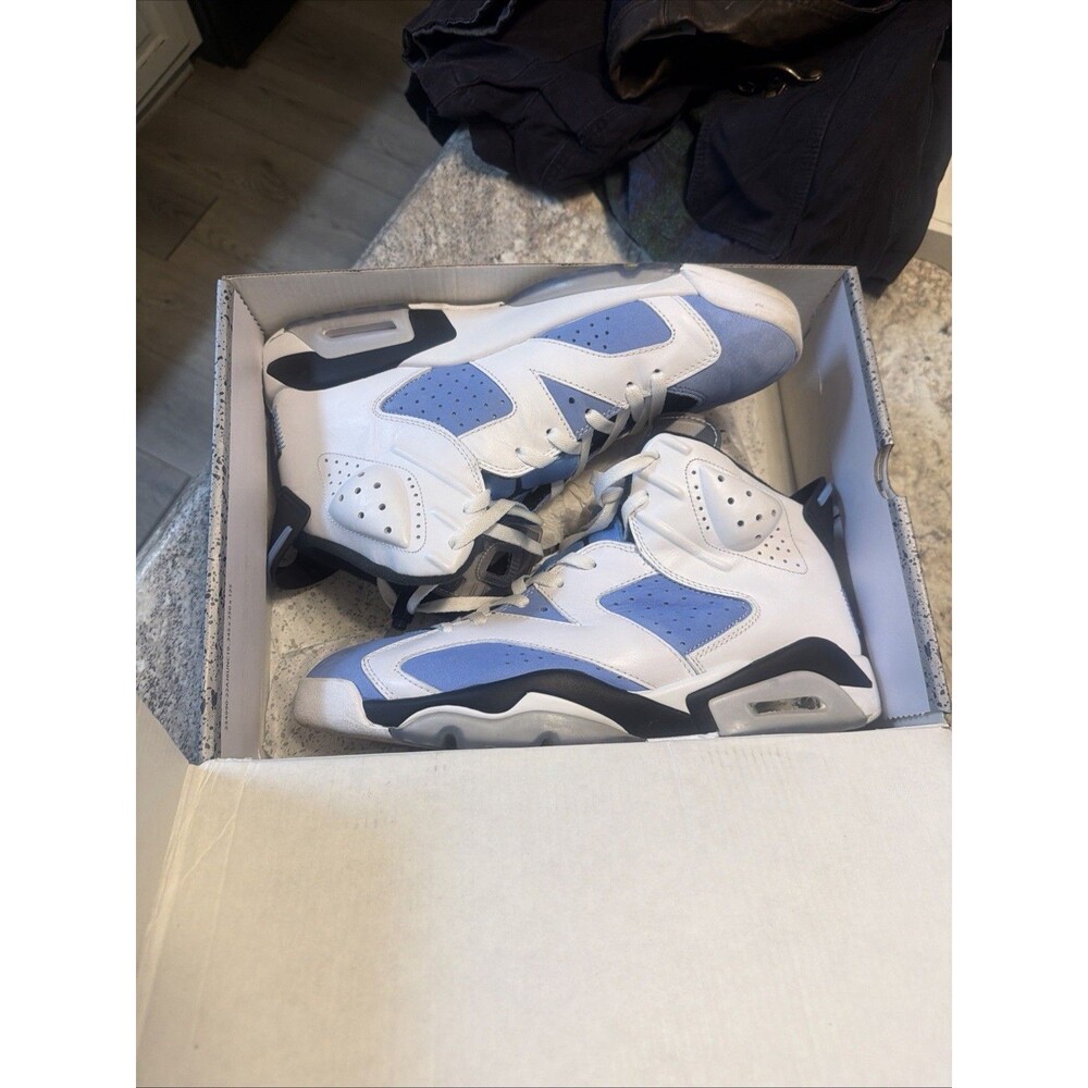 Air Jordan 6 Retro "UNC" 2022 - Size 12 - ct8529 410 (2129-7) Size 11.5 Worn - Picture 1 of 7